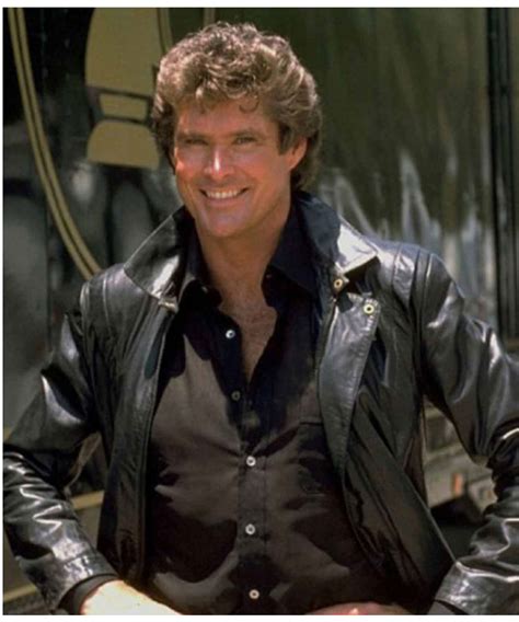 knight rider leather jacket replica|Knight Rider Michael Knight Leather Jacket .